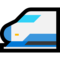 High-Speed Train With Bullet Nose emoji on Microsoft